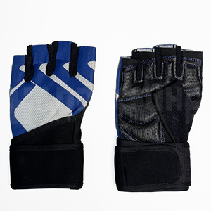 Gants d'entraînement unisexes en PU à demi-doigts avec boucle pour la musculation, le fitness, l'haltérophilie, la gym, le cyclisme et les activités de plein air - Product Image 3