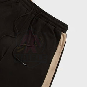 Conjunto de Camiseta y Pantalones Cortos de Algodón para Hombre, Estilo Simple y Único, Cintura Elástica, Largo hasta la Rodilla - Product Image 5