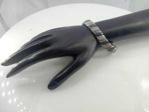 4.60 Cttw Blue & White Natural Diamond Tennis Bracelet 925 Sterling Silver 7 Inch, Round Cut Prong Set Wide Bracelet for Women - Product Image 5