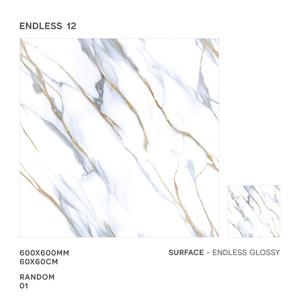 Vistaar Glamour Crema 600x600mm Carreaux de sol en porcelaine émaillée Design classique en marbre brique réfractaire pour l'extérieur à bas prix Inde - Product Image 1