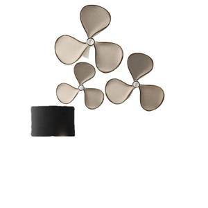 Juego de decoración de pared de hélice de estilo Metal de lujo de 3 piezas Simple elegante de la mejor calidad directo de fábrica para sala de estar Diwali decoración del hogar - Product Image 1