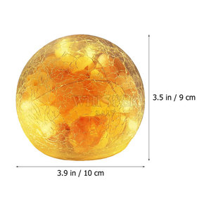 Lámpara de Sal del Himalaya con Brillo Relajante, Tallada, Estilo Moderno, Decoración para el Hogar, Luz Suave - Product Image 4