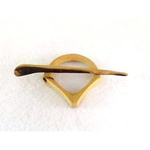 กิ๊บติดผมไม้ธรรมชาติทำมือ อุปกรณ์จัดแต่งทรงผมสำหรับผู้หญิง งานฝีมือไม้ไผ่ - Product Image 4