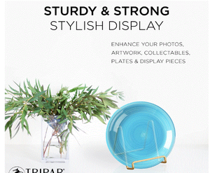<b>Metal</b> Display Stand Elegant Decorative Stand for Showpieces Plates Books Art Display - Product Image 2