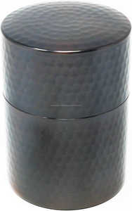 Metal Best Quality Container Kitchenware Accessory Metal Household Use Kitchen Product Classical Black Hammered Design Container - Product Image 3