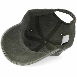 Casquette de baseball personnalisée bleu marine en popeline dobby brodée à la main – Meilleure vente, prix abordable - Product Image 2