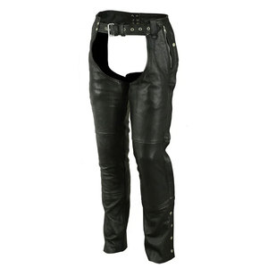 Cuissardes en cuir personnalisables pour hommes, parfaites pour les motards et les équitation, cuissardes en cuir sur mesure à vendre - Product Image 2