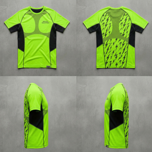 เสื้อยืดโยคะผู้ชายราคาโรงงาน ผ้าถักผสมสแปนเด็กซ์/โพลีเอสเตอร์ แห้งเร็ว ระบายอากาศดี เป็นมิตรกับสิ่งแวดล้อม เหมาะสำหรับโยคะและฟิตเนส - Product Image 6