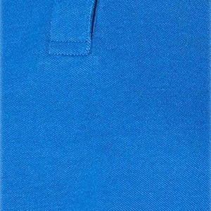 Camisa Polo Azul Sólido para Mujer, Manga Corta, 100% Algodón, Tela Piqué, Estilo Casual, Largo Regular - Product Image 4