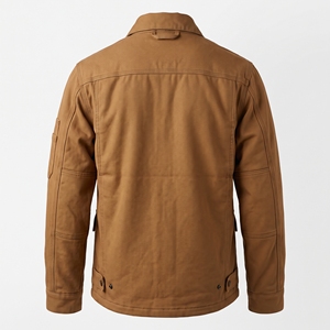 <b>Men's</b> Autumn Heavy Canvas Workwear <b>Jacket</b> Reinforced Rugged Casual <b>Utility</b> <b>Jacket</b> OEM ODM Wholesale Factory Custom Logo - Product Image 5