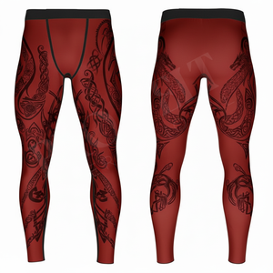 Training Running Causal Sportswear Fitness Yoga Men's Compression Leggings Breathable High Performance Sublimation Logo <b>Pants</b> - Product Image 3