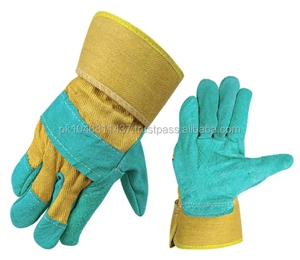 Gants de sécurité confortables en cuir de vachette pleine fleur, certifiés CE, résistants à la chaleur, anti-coupure et antidérapants - Product Image 3