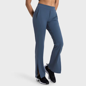 Pantalones de Yoga Acampanados para Mujer, de Pierna Ancha y Cintura Alta con Cordón Ajustable, Estilo Jogger, Ropa Deportiva, Novedad - Product Image 4
