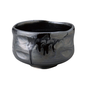 ถ้วยชาเซรามิกดีไซน์วาบิซาบิเคลือบดำ ทนความร้อน สำหรับดื่มชา - Product Image 1