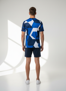 Ensemble de maillot de cyclisme pour hommes, manches courtes, respirant, séchage rapide, vêtements de vélo, tenue de course sur route et VTT - Product Image 2
