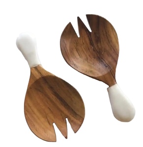 Juego de Cucharas de Resina Estilo Americano Ecológicas y Personalizables con Mango Largo para Hotel, Restaurante, Hogar y Regalos de Boda, Hecho en India - Product Image 1