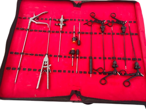 Kit de Cirugía Laparoscópica de Alta Precisión de 15 Piezas con Trócares, Pinzas, Portaagujas y Tijeras - Product Image 2