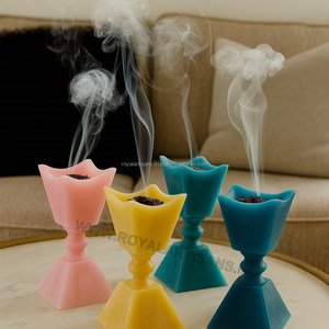 เตาเผาบัคฮูร์เรซิ่นอีพ็อกซี่ ROYAL ARTISANS พร้อมกล่องและถาดสำหรับใช้กับธูปทิเบต - Product Image 2