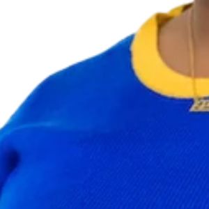 Robe en tricot à manches longues bleue pour femme, robe pull côtelée élégante, coupe ajustée, robe de soirée décontractée chic, mode automne-hiver - Product Image 3