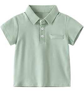 Polos décontractés pour garçons à manches courtes tricotés en coton 100% de qualité supérieure Prix d'usine Extérieur Respirant Logo personnalisé BD - Product Image 1