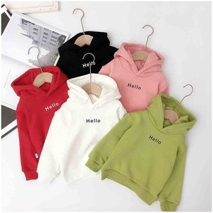 เสื้อฮู้ดพิมพ์ลายผ้าไหมสำหรับเด็ก,เสื้อลำลองสีขาวล้วนพิมพ์ลาย - Product Image 2