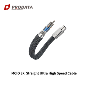 Câble de données haute vitesse MCIO 8X droit à 32 GT/s pour serveur d'entraînement IA - Product Image 1