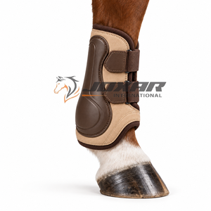 Bottes de brossage pour l'entraînement des chevaux avec tissu résistant, rembourrage doux et fermetures ajustables sécurisées pour une utilisation quotidienne pratique - Product Image 6