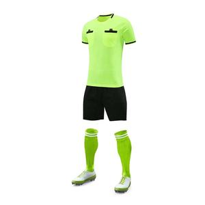 Ensemble de maillots de football unisexe, col rond, manches courtes, 100% polyester, évacuation de l'humidité, respirant, séchage rapide, motif 3D, nom d'équipe personnalisé - Product Image 3