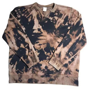 Sudadera Tie Dye de Secado Rápido de Alta Calidad para Hombre, Cuello Redondo Bordado, Logotipo Personalizado, Venta al Por Mayor, Tejido Transpirable de Secado Rápido - Product Image 1