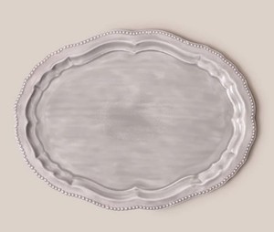 Classic <b>silver</b> serving tray ornamental decorative home tray elegant decorative tabletop tray accessory stylish vintage tray time - Product Image 5