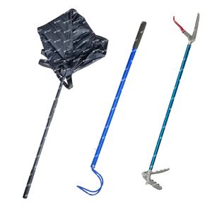 Ensemble complet d'outils de sauvetage sans cruauté pour les attrape-serpents Herpétologie Pinces à serpents Crochet avec cadre cerceau pour les propriétaires de chiens de contrôle des aboiements - Product Image 1