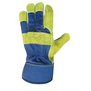 Guantes de Trabajo de Cuero de Alto Rendimiento, Palma Reforzada, Ecológicos, de Secado Rápido, con Detección de Pinchazos, Ajuste Seguro, Movimiento Flexible, para Exteriores - Product Image 4