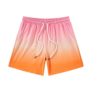 Pantalones Cortos de Lona para Hombre, Colores Sólidos, Cintura Media, Transpirables, Estilo Casual, Diseño con Botones y Bolsillos - Product Image 1