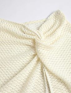 Pareo para mujer con abertura lateral, falda corta floral informal para la playa - Product Image 3