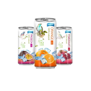 Jugo de Frutas Tropicales Tan Do de 250 ml en Lata de Aluminio, Bebida con Sabor a Naranja, Granada y Fruta de la Pasión, Marca Privada OEM - Product Image 1