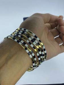 Bulk <b>Resin</b> Brass Bangles Supplier Handforge Global Impex Export Quality Made India (Uttar Pradesh) Ethnic Style Women's Party - Product Image 4