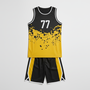 Vêtements de basketball personnalisés en gros, maillots et shorts de basketball entièrement sublimés, uniforme de basketball - Product Image 5