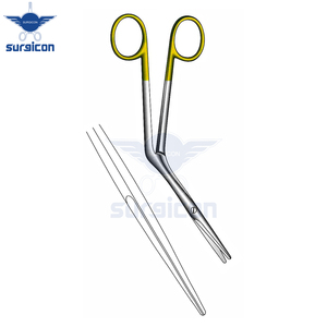 Ciseaux chirurgicaux Heymann 18 cm / 7 pouces droits TC Gold, instrument de coupe de précision en acier inoxydable de qualité supérieure - Product Image 3