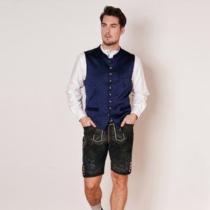 Gilet d'hiver bavarois haut de gamme pour homme – Nouveauté, vente en gros, sur mesure, bleu marine, haute qualité, réversible et respirant - Product Image 4
