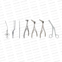 Kit d'instruments chirurgicaux Caldwell-Luc pour la chirurgie des sinus paranasaux, comprenant Punch Hajek-Kofler, Punch Kerrison pour l'antre, Curettes et Pinces nasales manuelles