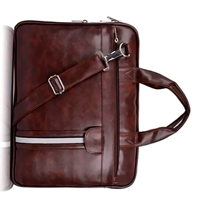 Unisex Genuine Leather Luxury Eco-Friendly Durable Messenger Bag Vintage Laptop <b>Briefcase</b> Office Shoulder Bag for Business - Product Image 4