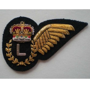 Écusson brodé RAF en forme d'ailes, à coudre, badge uniforme en tissu, forme irrégulière personnalisée, applique tactique pour vêtement - Product Image 3