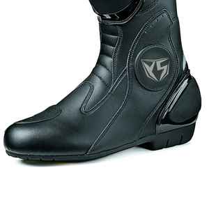 Zapatos de Motocicleta de Cuero Genuino para Motociclistas, Equipo Protector, Cómodo y Personalizado para Carreras, Paseos y Viajes Diarios por Carretera - Product Image 6