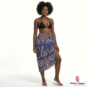 Pareo Hawaiano Personalizado con Estampado Polinesio, Envoltura de Playa, Ropa de Resort, Fabricante Textil OEM ODM - Product Image 6