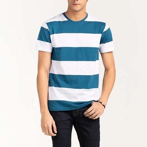 Camiseta de Punto de Manga Corta con Cuello Redondo para Hombre, 100% Algodón, Personalizada, Informal, Corte Regular, Secado Rápido, Transpirable, Diseño Liso - Product Image 5