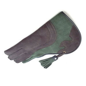 Gant de fauconnerie en cuir de qualité supérieure pour hommes, pour fauconniers professionnels et débutants – Gant de protection extra long conçu pour une utilisation sécurisée - Product Image 3