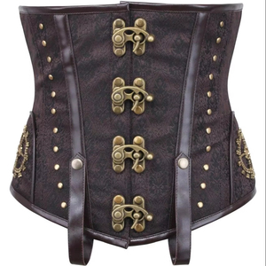 คอร์เซ็ตของผู้หญิงวินเทจชุดกระชับสัดส่วนเซ็กซี่แบบโอเวอร์บัสเทจคอร์เซ็ทผ้าบอร์เคดระบายอากาศทันสมัยสำหรับขนาดใหญ่พิเศษ - Product Image 1
