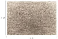 Tapis de salle de bain de luxe personnalisé, tapis de bain en microfibre extra doux et absorbant, tapis de bain antidérapant en fourrure moelleuse
