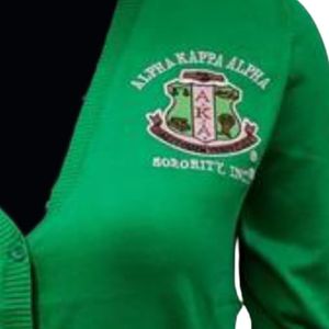 Women Green Button Up <b>Cardigan</b> <b>Sweater</b> Casual Knit Long Sleeve Fashion Top Embroidered Design Lightweight Daily Wear Clothing - Product Image 6