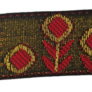 Best Selling Products Newest Jacquard Fabric Ribbon for Hair Bows Headband Technics Style Time Lead Pattern Face Solid Color ASM - Product Image 1